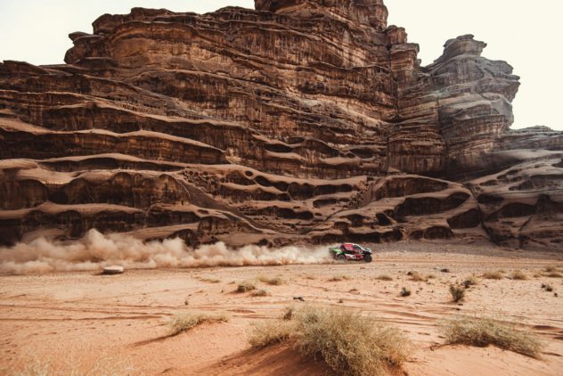 Vornweg, aber nicht oben auf: Al-Rajhi/von Zitzewitz meistern „Dakar“-Königsetappe